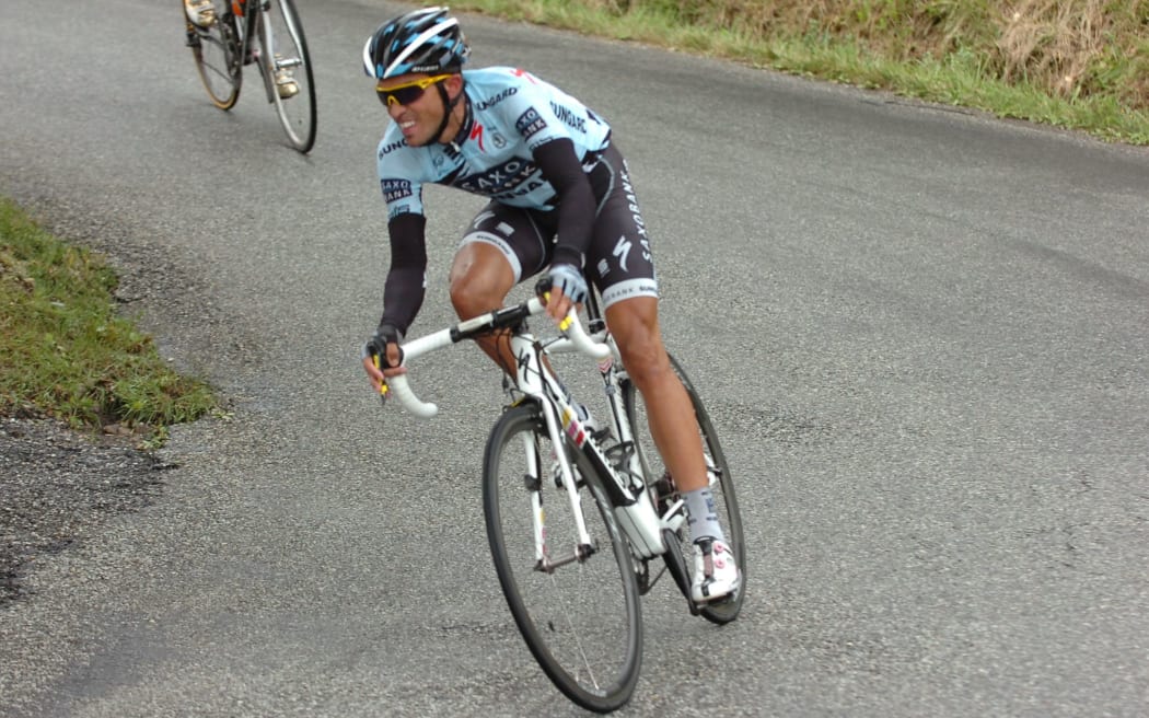 Spanish cyclist Alberto Contador.