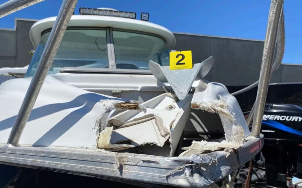 Boats that collided at Mt Maunganui - single use only