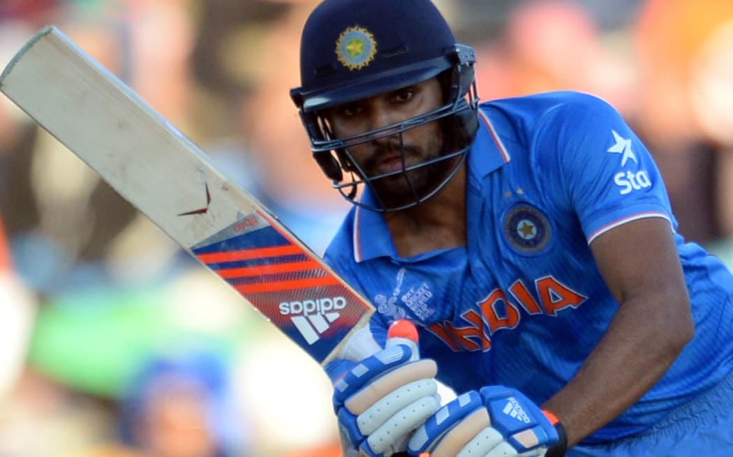 Rohit Sharma struck the highest score by a visiting batsman against Australia, surpassing Viv Richards's but it still wasn't enough to take his side to victory.