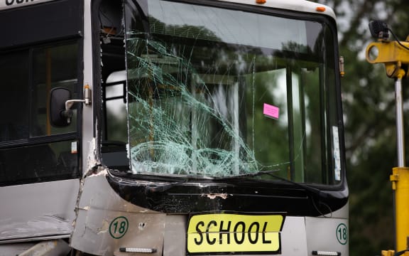 At least 15 people - including school students - were been injured in a multi-vehicle crash in Northland, during the morning commute.