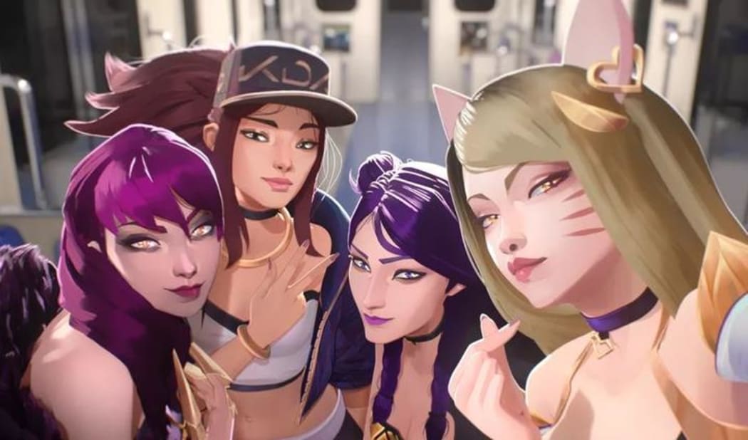 Virtual K-Pop group K/DA.