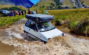The main track went through some minor river crossings.