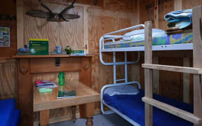 Hut interior, Palmerston North