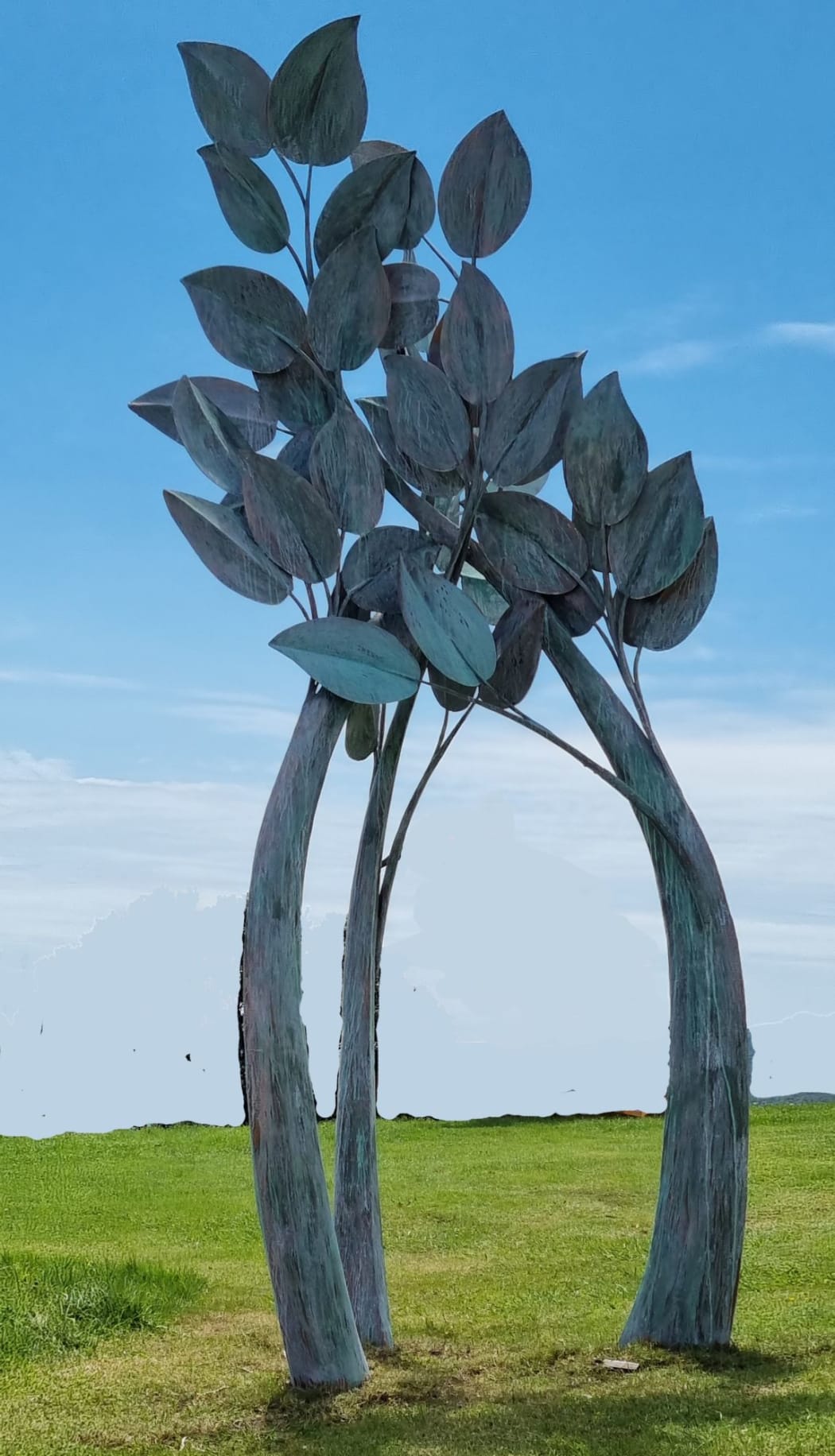 Chris Moore's stolen sculpture which is part of his 'Introduced Species' series.