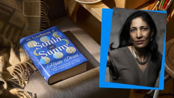 Kiran Desai, the author of The Loneliness of Sonia an Sunny, shortlisted for the Booker Prize, 2025.