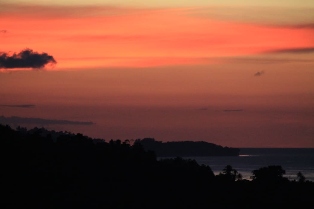 Sundown from Vanimo, West Sepik province, Papua New Guinea.