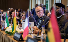 24 November 2025, Angola, Luanda: On the fringes of the EU-Africa summit in Angola, German Chancellor Friedrich Merz commented on the US government's 28-point peace plan for Ukraine.