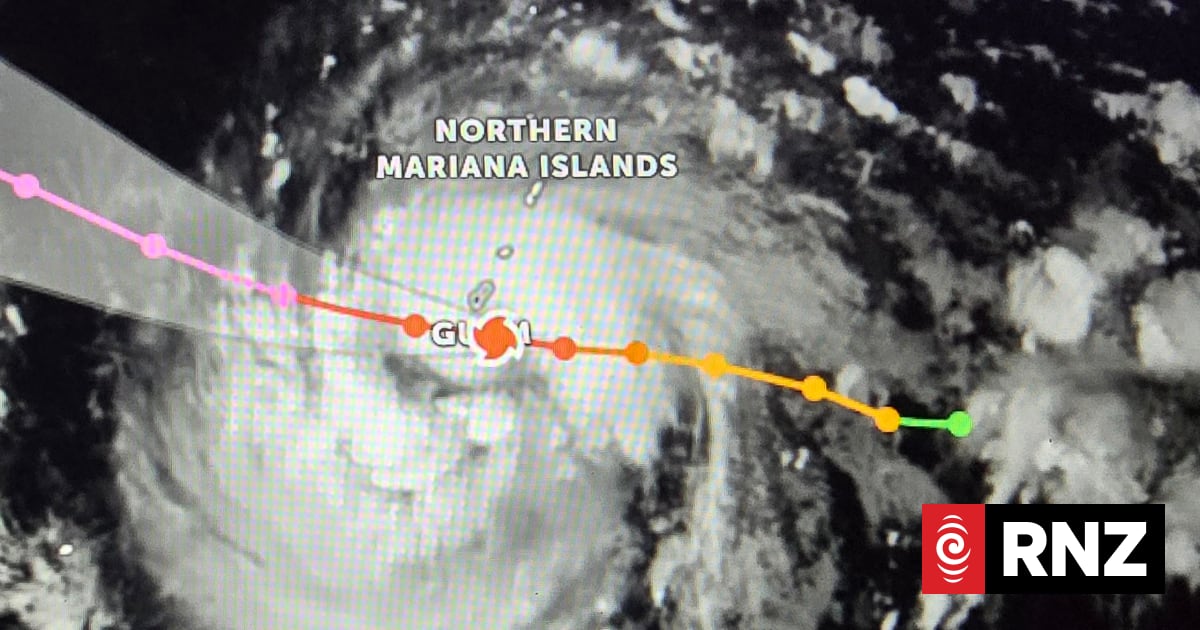 Category 4 Typhoon Champi bears down on Guam