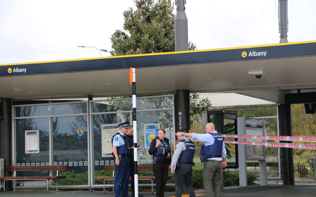 Police have launched a homicide investigation following an incident at Auckland's Albany Bus Station on 18 September 2023 where one person died and one was injured.