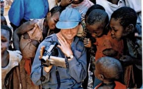 Andrew Solomon in Zambia in 1997