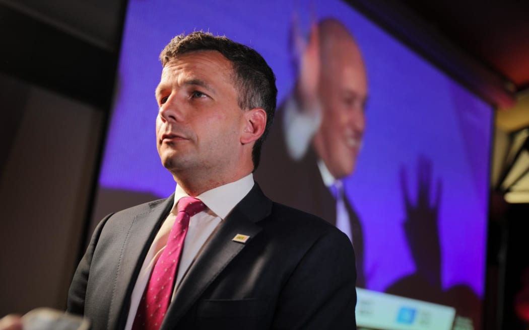 ACT leader David Seymour on election night.