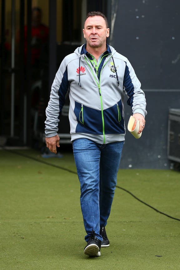 Canberra Raiders coach Ricky Stuart.
