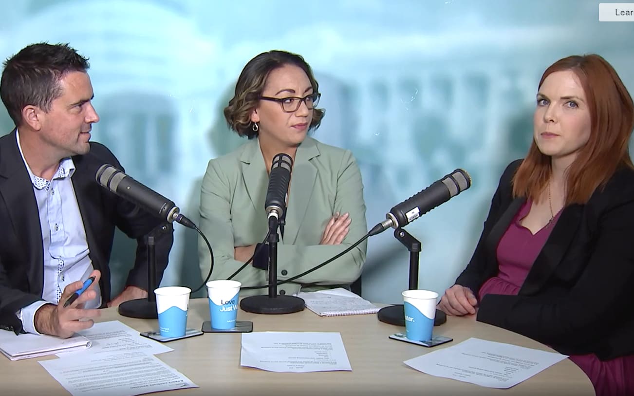 TVNZ political reporters on the Inside Parliament podcast.