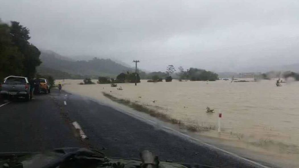 State Highway 25 between Kopu and Thames is now open to one lane