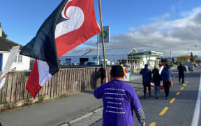 A hīkoi in Martinborough was held in 2021 to campaign for Māori wards in South Wairarapa.