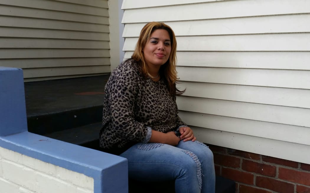 Jackie, a young person living at the Dingwall training flat.