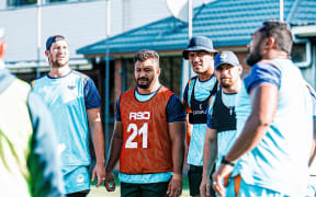 The Moana Pasifika team back in training at Mt Smart Stadium, Auckland