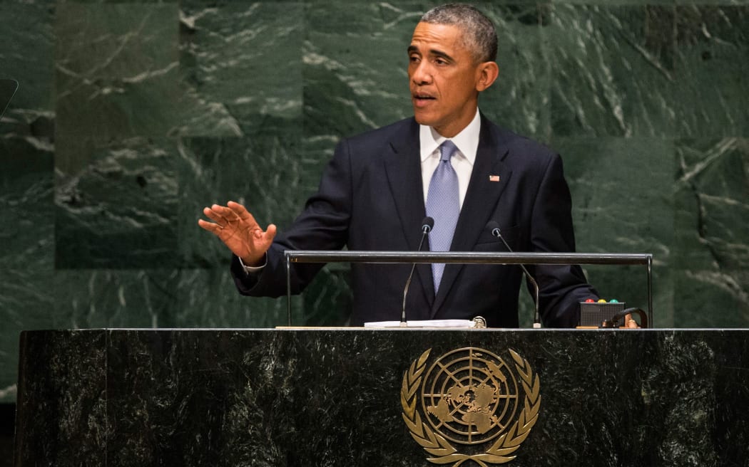 President Obama urged a broad coalition against IS, branding it a network of death.
