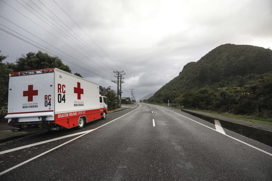 Red Cross are packing up in Granity and being deployed elsewhere.