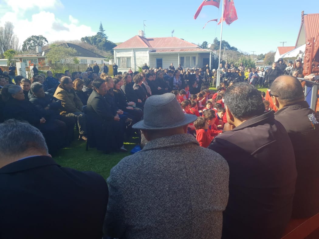 About 250 iwi members gather at Pūtiki.