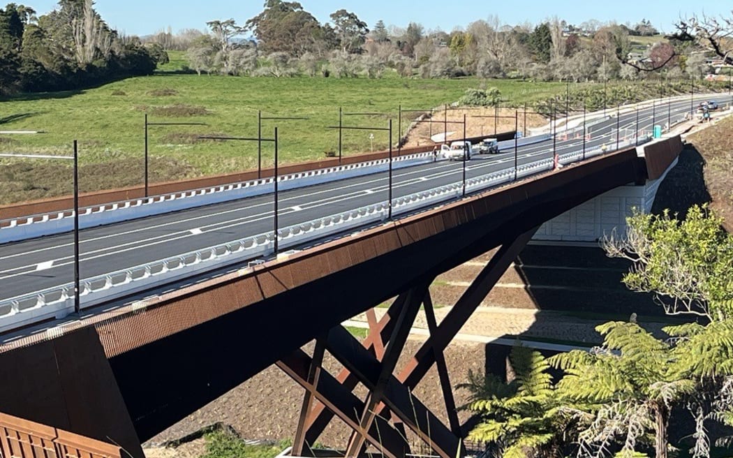A $166.6 million bridge across the Waikato River at the southern edge of Hamilton, linking the city to a new subdivision, is weeks away from opening.