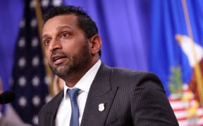 WASHINGTON, DC - FEBRUARY 06: Federal Bureau of Investigation (FBI) Director Kash Patel delivers remarks on an arrest connected to the 2012 U.S. Embassy attack in Benghazi, at the Department of Justice on February 6, 2026 in Washington, DC. Justice Department officials announced that the FBI has arrested Zubayr al-Bakoush, a suspect in 2012 attack on the U.S. Embassy in Benghazi, Libya.   Kevin Dietsch/Getty Images/AFP (Photo by Kevin Dietsch / GETTY IMAGES NORTH AMERICA / Getty Images via AFP)