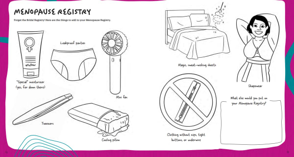 Extracted from Color Me Menopausal by Shirley Serban. RRP$23.00. Published by Quarto.