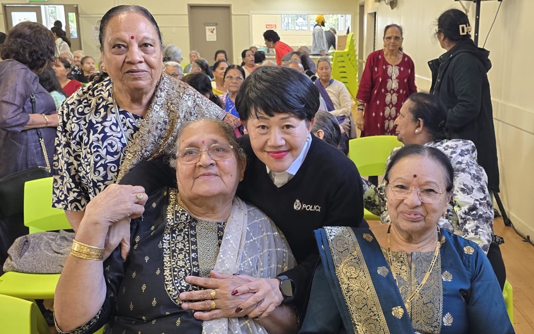 20250510 Jessica Phuang at an Indian elders event.
