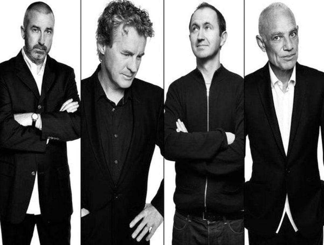 The Mutton Birds David Long - guitars, Don McGlashan - lead vocal, rhythm guitar and euphonium, Alan Gregg - bass, vocals, Ross Burge - drums.