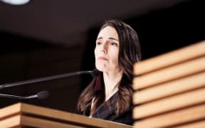 Prime Minister Jacinda Ardern at 21 June post-Cabinet conference.
