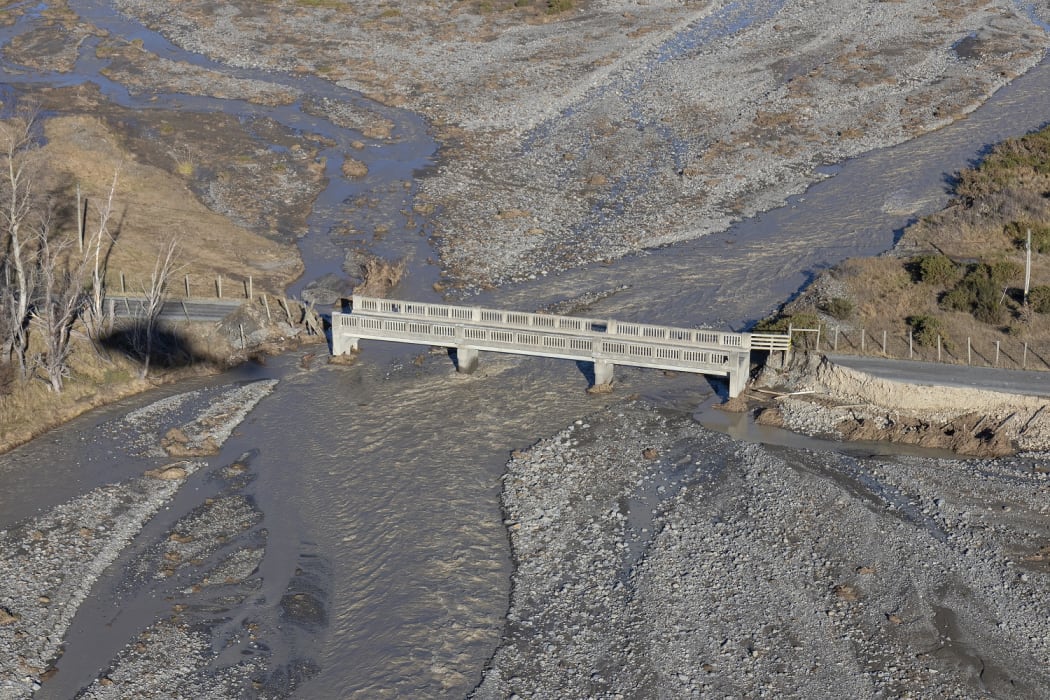 Lees Valley - New Zealand Air Force Flight in NH90 with Mayor Dan Gordon, Road and Bridge Engineers and Civil Defence staff.  Inspected bridges and talked to residents in Lees Valley who were isolated by the flooding.