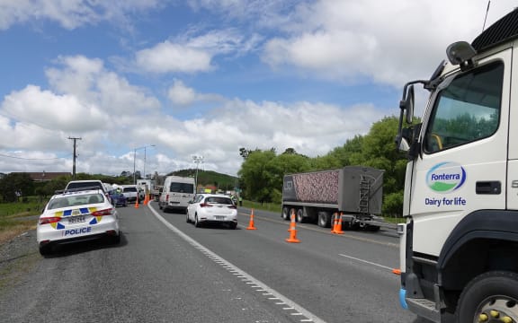 Te Hana checkpoint.
