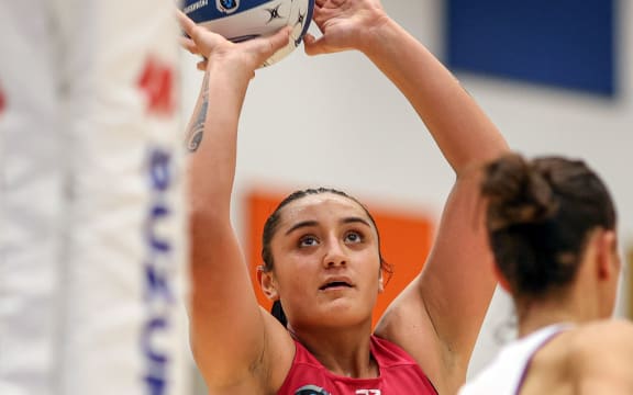 Steel shooter Tiana Metuarau.