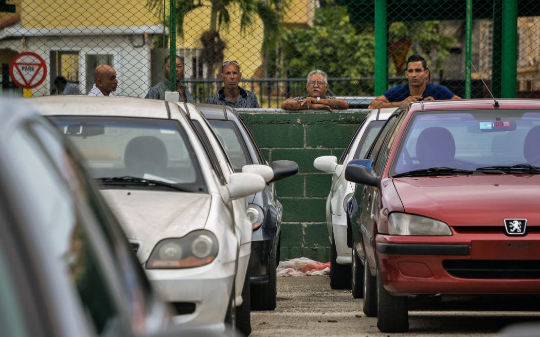 New and used foreign cars for sale at a car dealer in Havana on Friday.