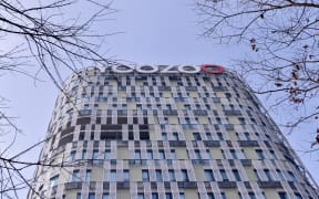 The headquarter building of the video game developer and publisher of browser and mobile games YOOZOO Games, Shanghai, China, 28 December 2020. (Photo by Stringer / Imaginechina via AFP)