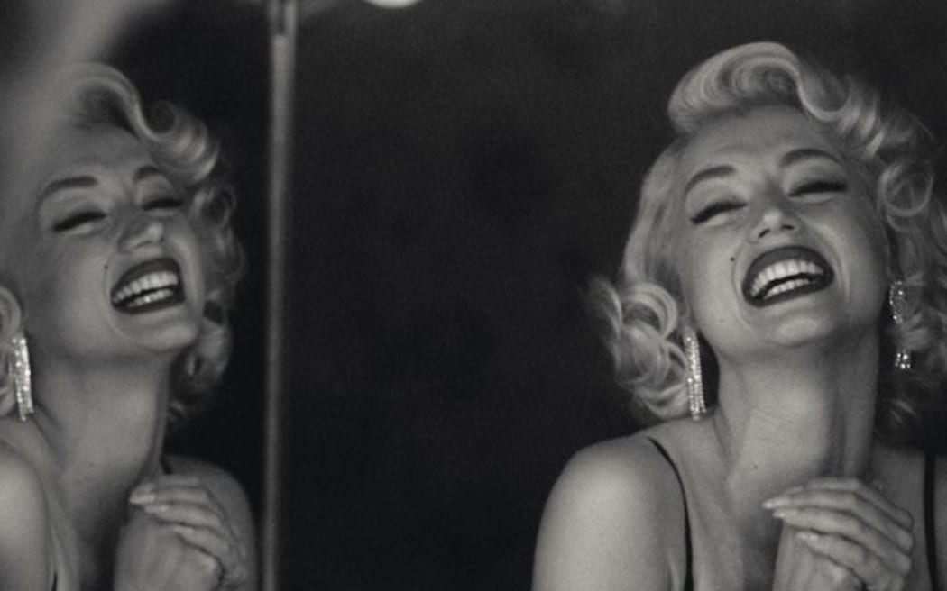 Ana de Armas as Marilyn Monroe in the 2022 film Blonde