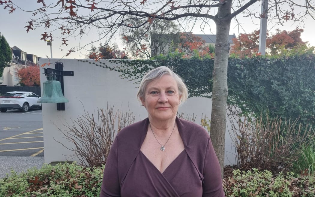 District nurse and NZNO delegate Maree Vincent.