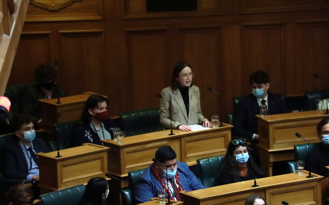 Youth MP for Golriz Ghahraman, Cate Tipler criticising the government on the voting age while advocating for youth voice to make an effective impact on Aotearoa.