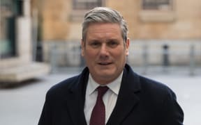 LONDON, UNITED KINGDOM, MARCH 06, 2022: Leader of the Labour Party Sir Keir Starmer arrives at the BBC Broadcasting House in central London to appear on the Sunday Morning programme hosted by Sophie Raworth on March 06, 2022 in London, England. (Photo by WIktor Szymanowicz/NurPhoto) (Photo by WIktor Szymanowicz / NurPhoto / NurPhoto via AFP)
