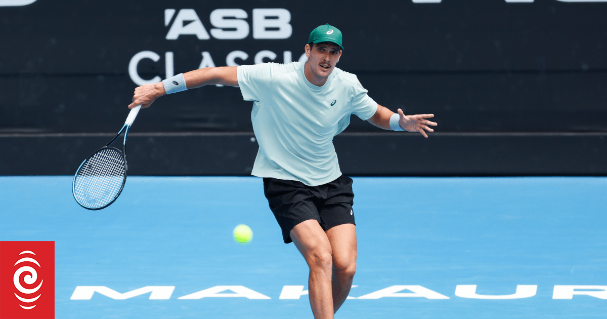 Kiwi wildcard James Watt beaten in first round of ASB tennis classic
