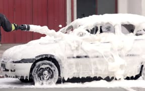Firefighting foam (file photo)