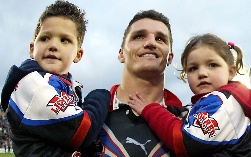Ivan Cleary in his playing days at the Warriors.