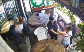 Two people were arrested at the Headquarters bar on Customs Street in central Auckland on 3 April, 2024, in relation to the case of a kidnapping the day before.