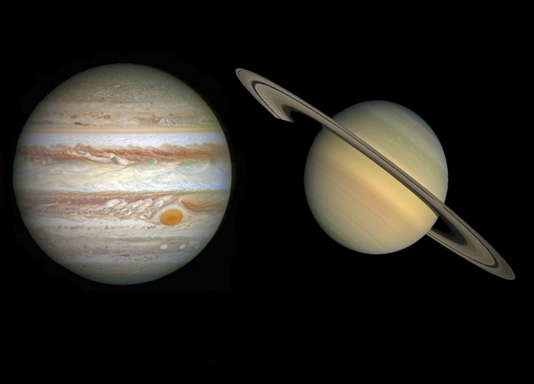 Jupiter and Saturn