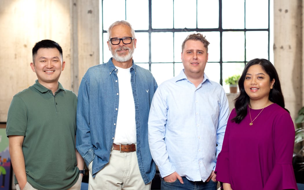 Kami founders Hengjie Wang, Bob Drummond, Jordan Thoms and Alliv Samson