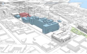 Part of the plans for the new Dunedin Hospital.