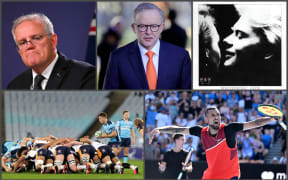 Scott Morrison, Anthony Albanese, John Farnham, Australia super rugby scrum, Nick Kyrgios