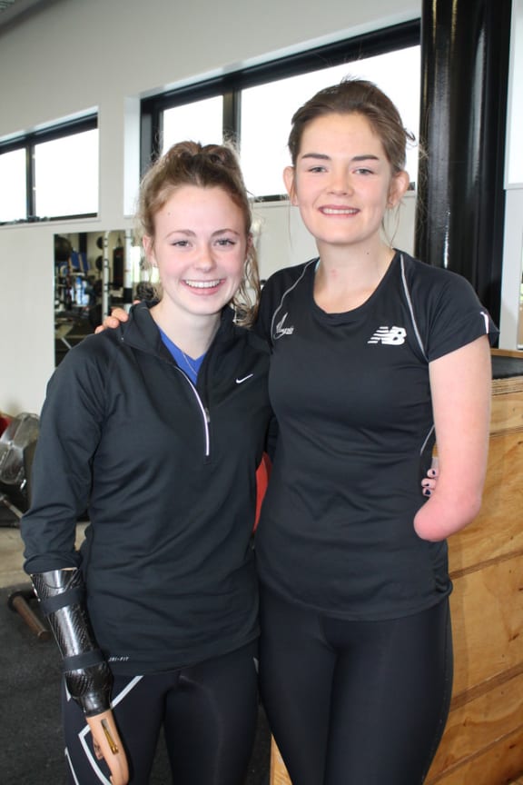 Anna Grimaldi and Holly Robinson.