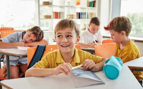 Child at school.