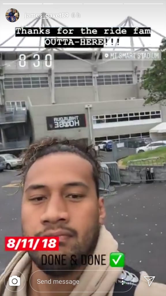 Warriors prop James Gavet